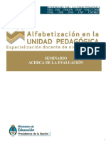 Kaufman, Lerner, Castedo, Torres, (2015) - Seminario Acerca de La Evaluación. Alfabetización UP