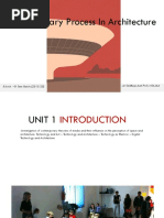 Contemporary Process in Architecture - (Unit 1 To 5) - V Yr - Batch 2015-20 PDF