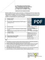 Supply of 55 Nos. of Manpower in The Cadre of Firefighter For Attending Duty at Port Fire Service at VOCPT On Contractual Basis For A Period of Two Years