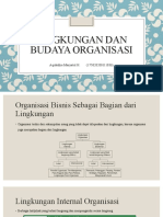 Lingkungan Dan Budaya Organisasi