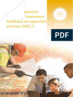 Example Question Paper and Examiners' Feedback On Expected Answers (NGC1)