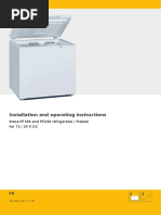 Installation and Operating Instructions: Steca PF166 and PF240 Refrigerator / Freezer For 12 / 24 V DC