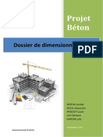 Dimensionnement Des Poteaux, Poutre Et Voiles