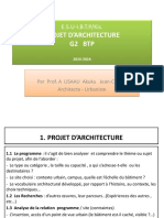 Projet D'archi G2 BTP