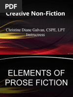 Creative Non-Fiction: Christine Diane Galvan, CSPE, LPT Instructress