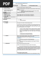 Daily Detailed Lesson Plan: V 9K92Ighnlig