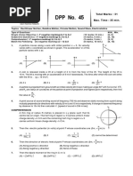 DPP No. 45: Physics