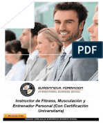 Instructor Fitness Musculacion Entrenador Personal PDF