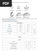 Hertzian Contact Stress Calculator.