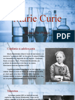 Marie Curie - Proiect Scolar