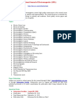 International Journal of Electromagnetics IJEL