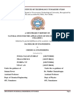 Mini Project Report Natural Dyes For The Applicationn of Dye Sensitized Solar Cell 2019-20