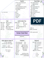 Korean Cheat Sheet: Place Noun + Noun Modify Place in Reference To Noun (Next To The Window)