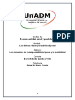 Responsabilidad Penal y Punibilidad: Módulo 12