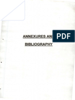 Annexures and Bibliography