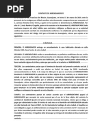 Contrato de Arrendamiento