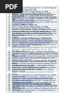 Labor Law I List of Cases 2019