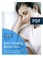 Sleep For Life Coursebook