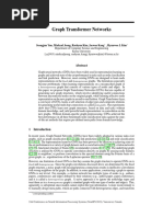 Graph Transformer Networks: Corresponding Author