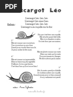 Chanson Escargot Leo