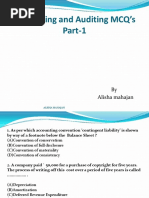 Accounting and Auditing MCQs Part-1 by Alisha Mahajan PDF