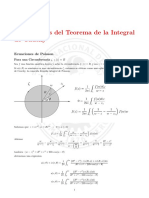 Aplicacion Del Teorema de La Integral de Cauchy