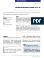 Interventions To Improve Breastfeeding Outcomes: A Systematic Review and Meta-Analysis