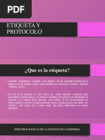 Etiqueta y Protocolo