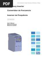 WEG CFW300 User Manual 10003325037 en Es PT PDF