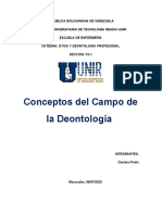 Conceptos Del Campo de La Deontología