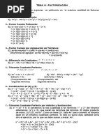 Tema 11 - Factorizacion