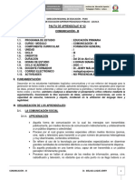 Pauta 2 Comunic. Iii Primaria PDF