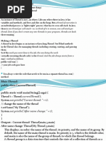Thread: Thread. Even If You Don't Create Any New Threads in Your Program, Threads Are Back