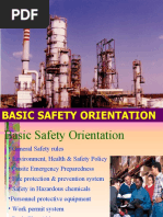 Safety Induction & Orientation