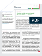 The Role of Microorganisms in Bioremediation-A Review