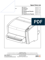 Spare Parts List: CR 10-X CR Reader CR 12-X CR Advanced Reader CR 15-X CR Multiformat Reader