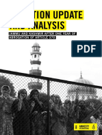 Jammu and Kashmir Situation Update and Analysis - Amnesty International India PDF