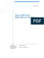 Cisco UCS 5108 Blade Server Chassis: Spec Sheet