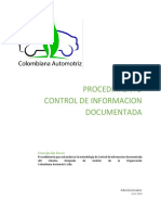 Procedimiento de Control de Informacion Documentada 5 PDF