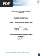 Unidad 1 Administracion de Bases de Datos PDF