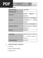 Guía Ley de Ohm PDF