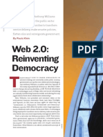 Web 2.0: Reinventing Democracy