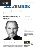 Qualités de Leadership de Steve Jobs - Atteindre Iconic