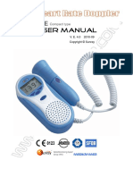 8 Doppler Fetal Sunray Sfr618e