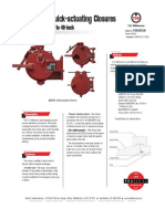 D2000 Quick-Actuating Closures: Sizes: 4-Inch To 48-Inch