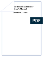 Wireless Broadband Router User's Manual w514r