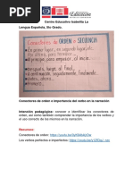 Actividad 20, Lengua Española PDF