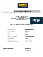 MPI Cal Cert-002 Sample