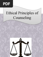 Ethical Principles of Counseling