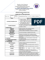 Alegria Stand Alone Senior High School: Semi-Detailed Lesson Plan in